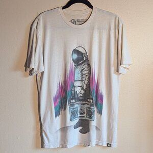 Into The Am T-Shirt with Astronaut and Boombox Design